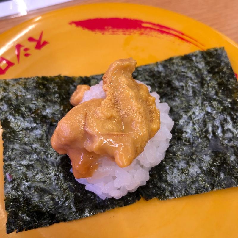 濃厚うに包み(スシロー 天理店 （【旧店名】あきんど）)