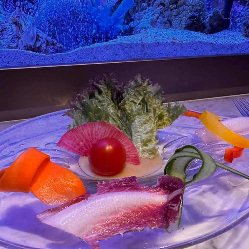 ガストロバックのクリスタルバーニャカウダ(上野 アクアリウムレストラン Nautilus-ノーチラス-)