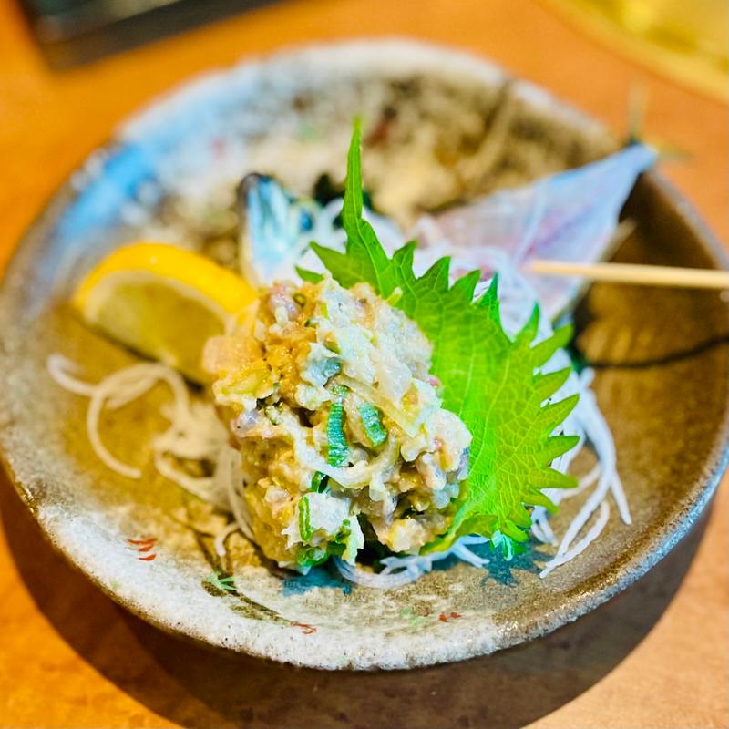 鯵のなめろう(寿し和 和香苑)