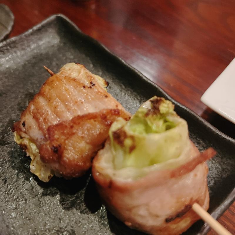 レタス巻き(焼き鳥BAR あみあみ 下北沢)