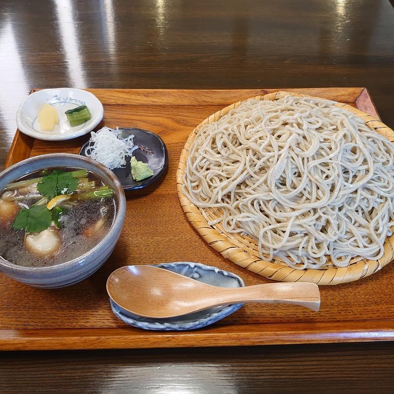 牡蠣せいろ＋大盛り(蕎苗 （キョウナ）)