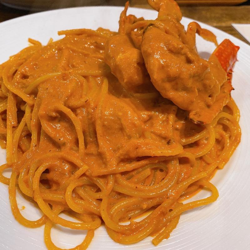 渡り蟹のトマトクリーム(サントフエゴ 橋本 （SantoFuego）)