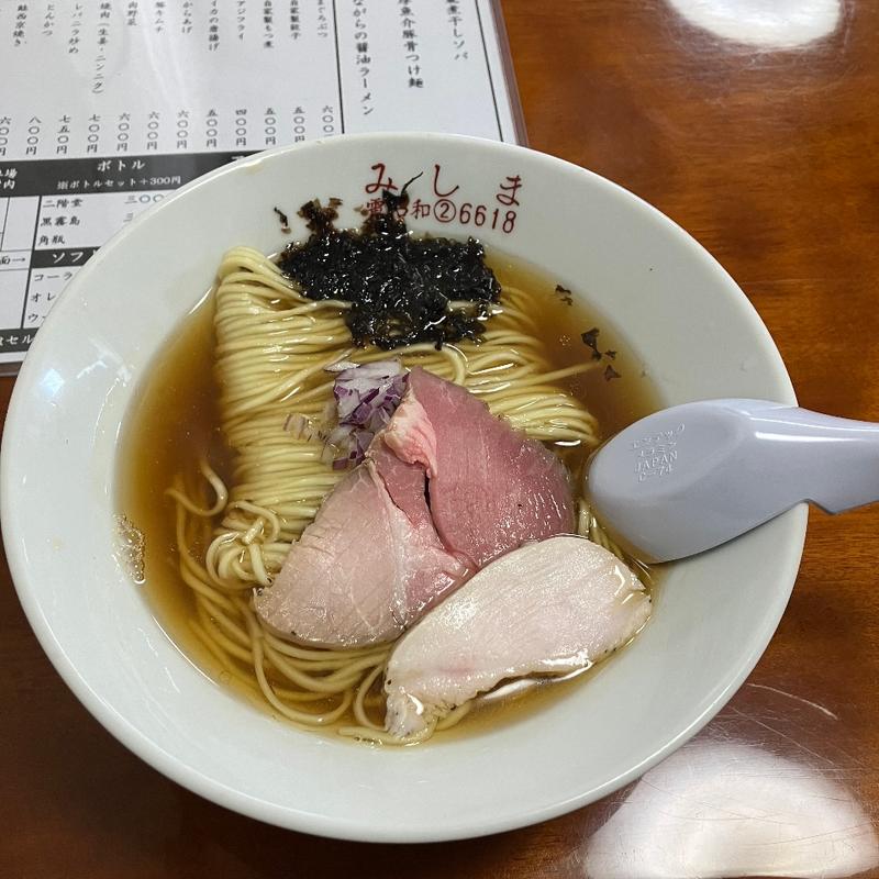 淡麗煮干ラーメン(みしま )