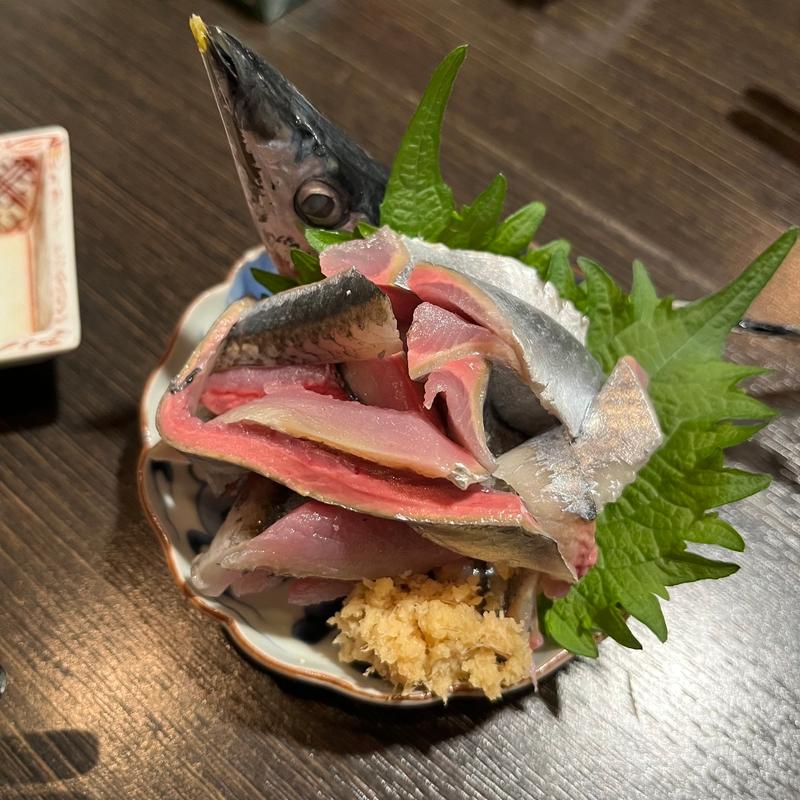 秋刀魚お造り(呑場 ずずず)