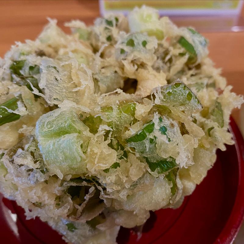 深谷ねぎのかき揚げ(よしの Pasar三芳店)