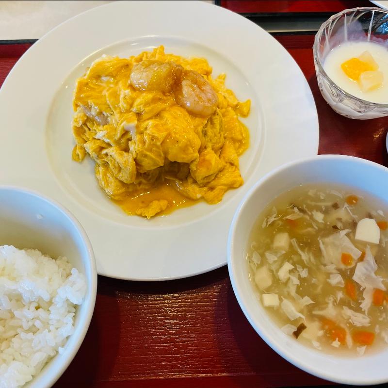 エビと玉子の炒め(満州園 寒川店)