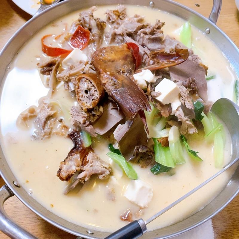 北京ダックの殻で作ったスープ(中華料理 四季)