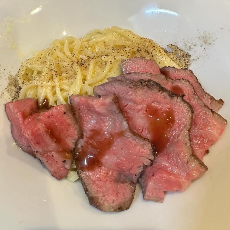 色々なエッセンスを取り入れた限定麺(〆のチーズご飯付き)(福島壱麺 （イチメン）)