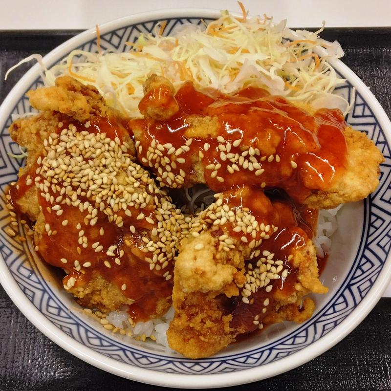 ヤンニョムから揚げ丼(並)(吉野家 仙台イービーンズ店 )