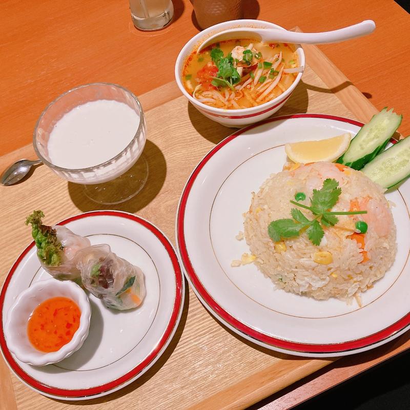 エビチャーハンセット(ASIAN DINNING&BAR JASMINE(アジアンダイニング&バー ジャスミン))