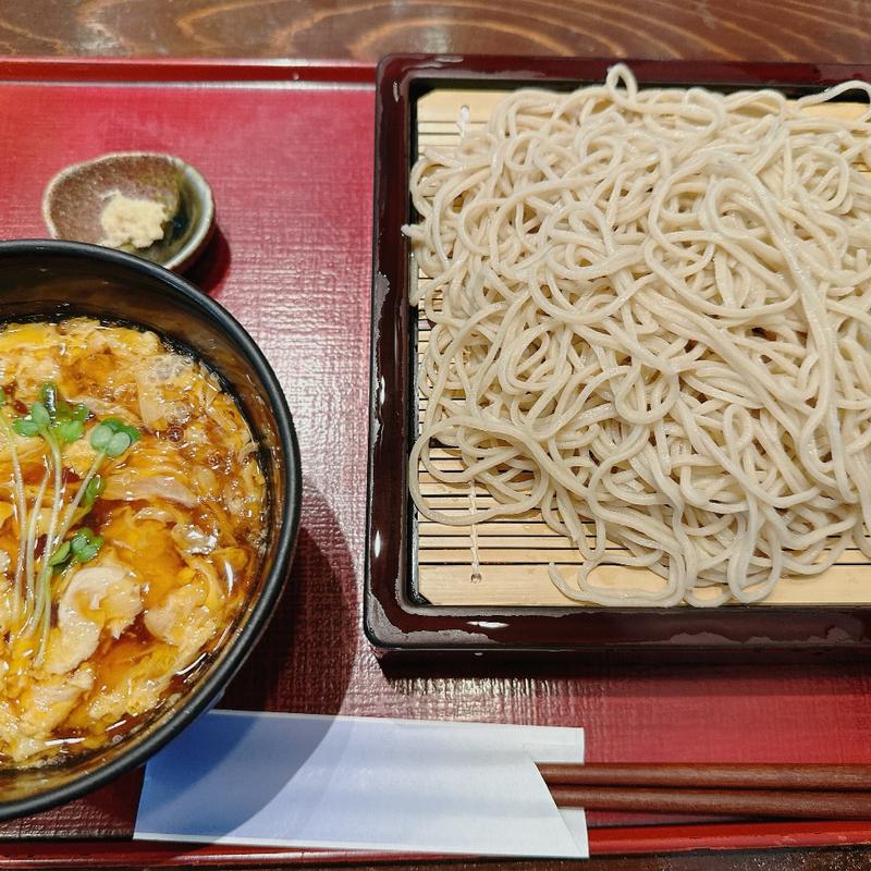 かき玉せいろそば(蕎麦処ささい)