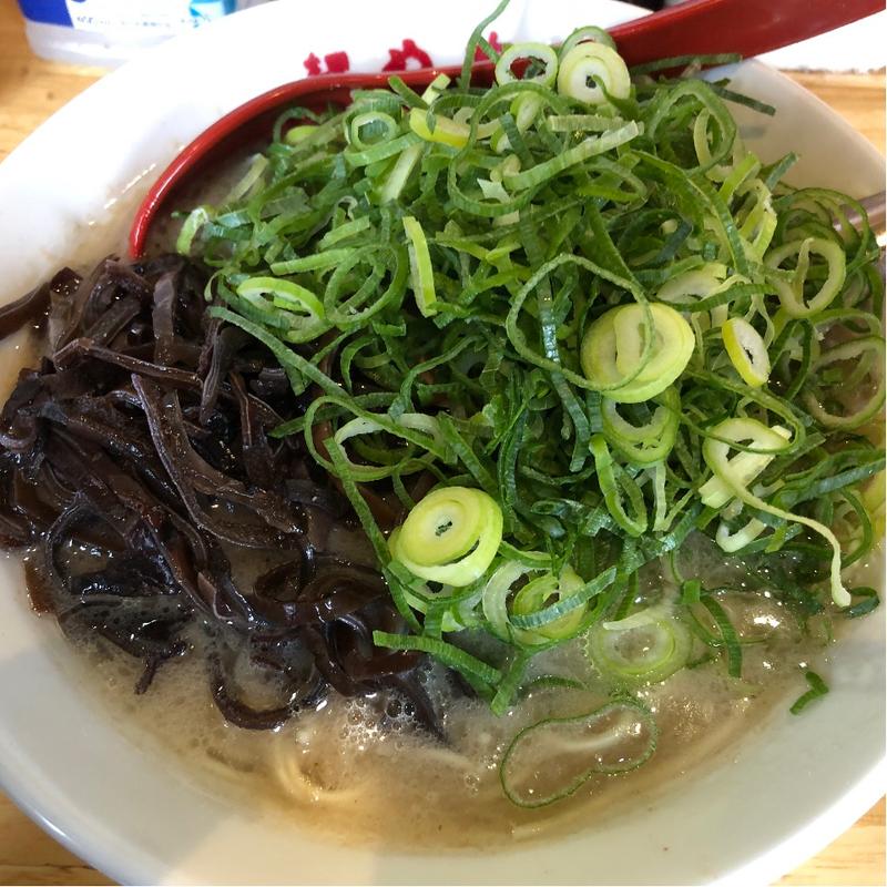 九条ネギ増し豚そば(麺屋　木蓮)