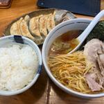 あっさりカラネギ醤油+餃子セット