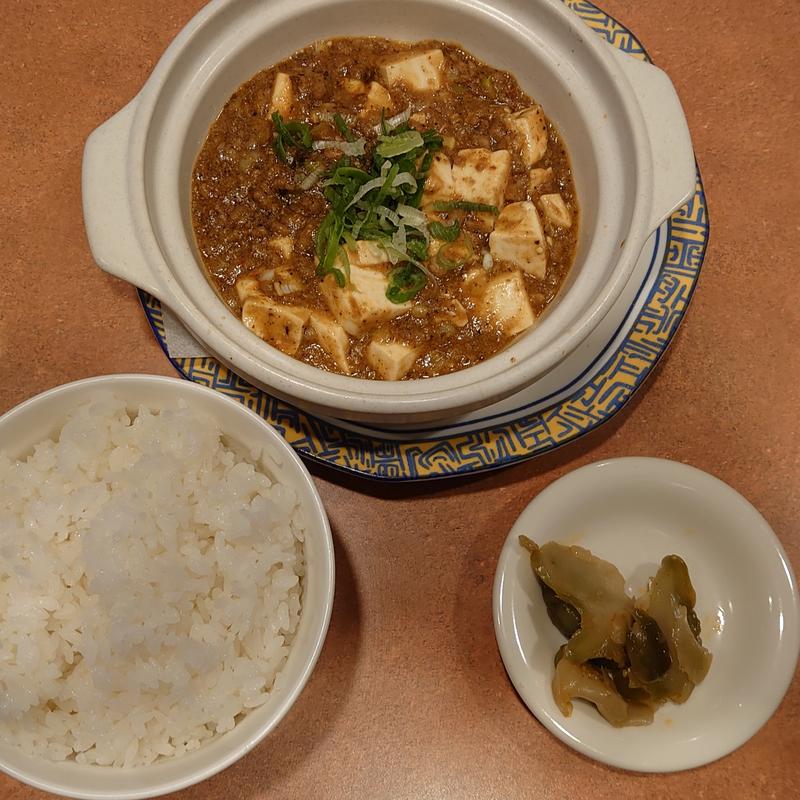 武蔵野麻婆定食(バーミヤン 大井町店)