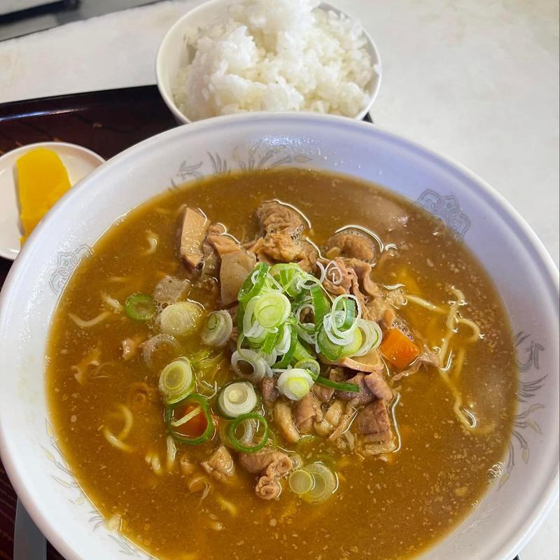 もつ煮味噌ラーメン(二本松バイパスドライブイン )