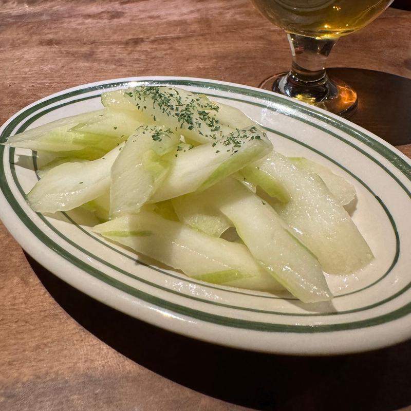 セロリのおつまみ(craft 酒場Ghent)