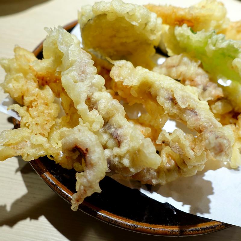 うれしいゲソ天ぷら(すしセンター 裏天王寺)