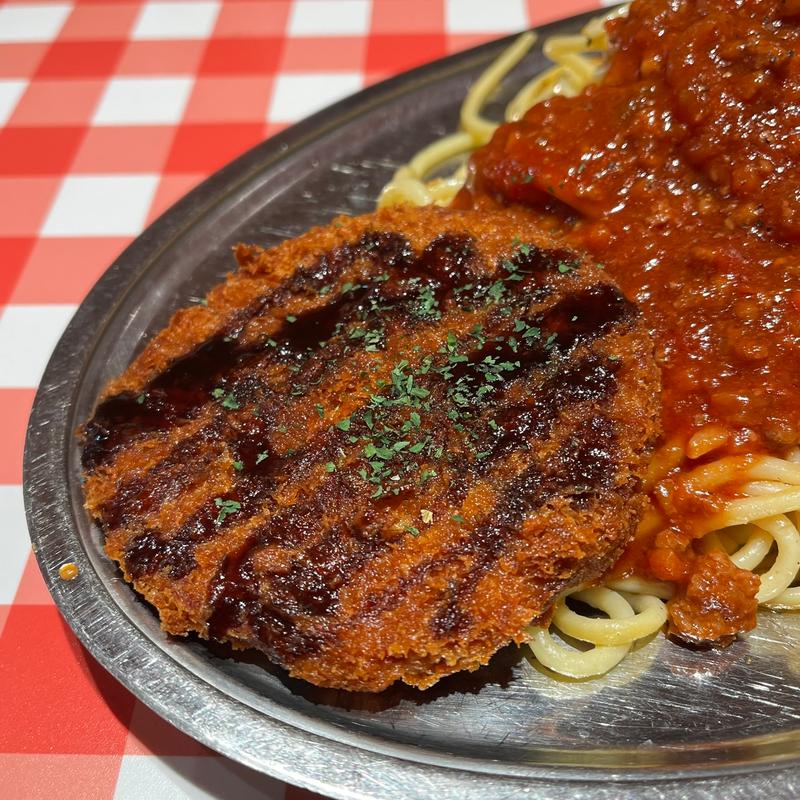ハムカツ(スパゲッティーのパンチョ 新宿南口店)