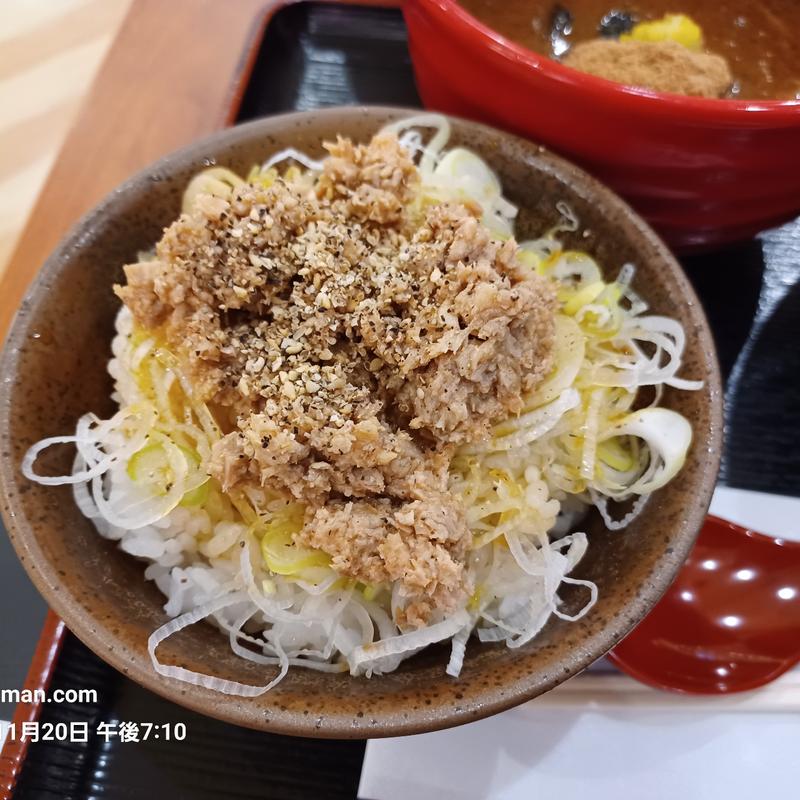チャーシューねぎ飯(つけ麺専門店 三田製麺所 イオンモールナゴヤドーム前店)