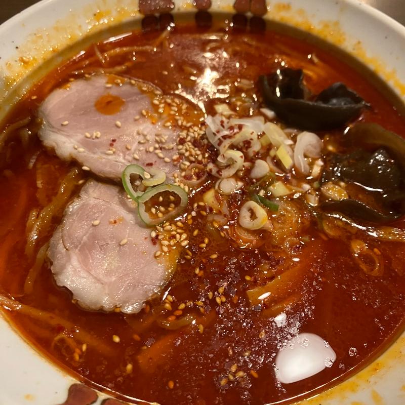 辛みそラーメン(らーめん　北の知床 （きたのしれとこ）)