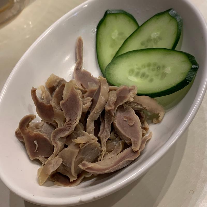 砂肝の冷製(中華食堂一番館 西武新宿駅前店)