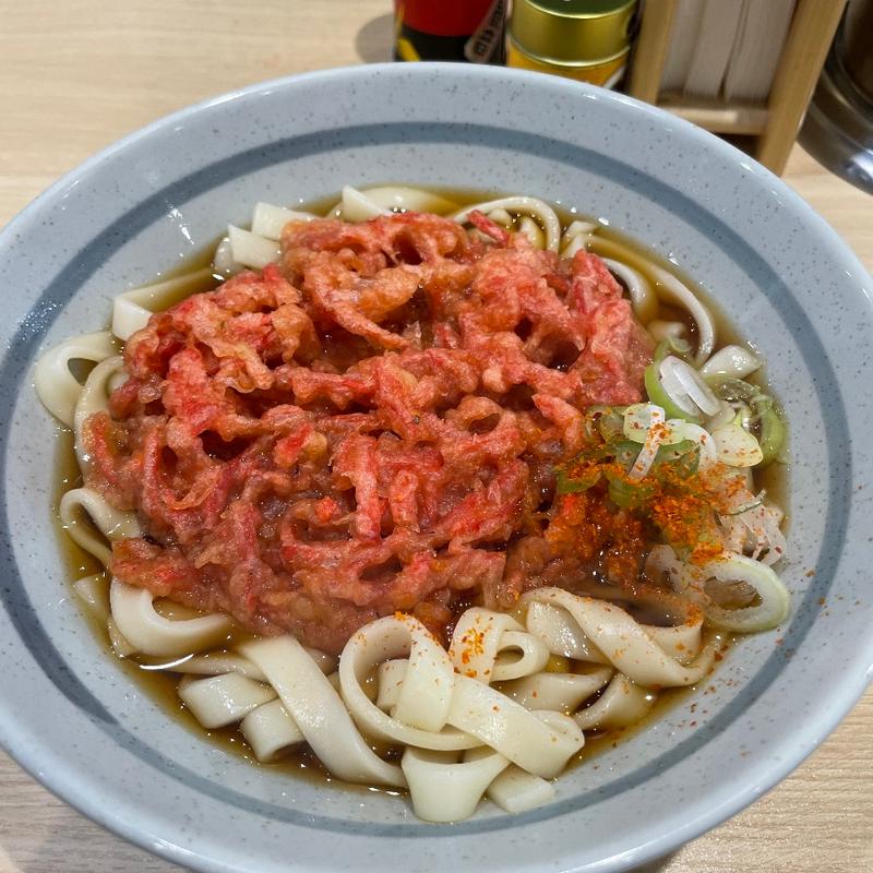 しょうが天きしめん(豊はる)