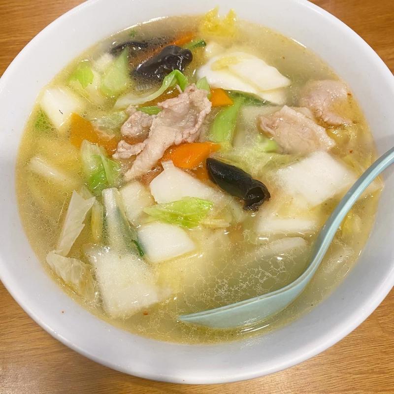 5.野菜タンメン+半チャーハン@750円(多楽)