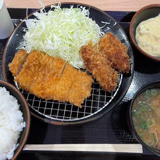 牡蠣ロース定食(豚屋とん一 ゆめタウン広島店 （ブタヤトンイチ）)