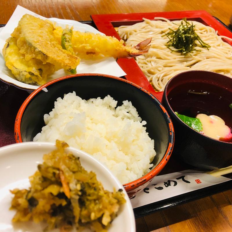 天ざる膳(博多綱場町そば茶屋華元 )