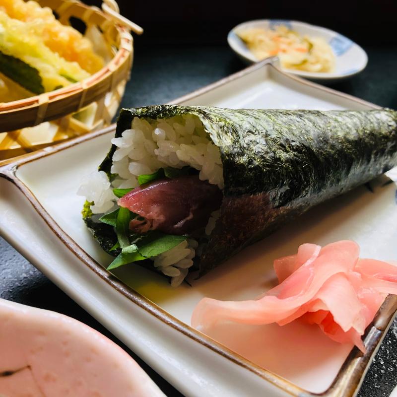 手巻き寿司_天ざるセット(信州庵 )