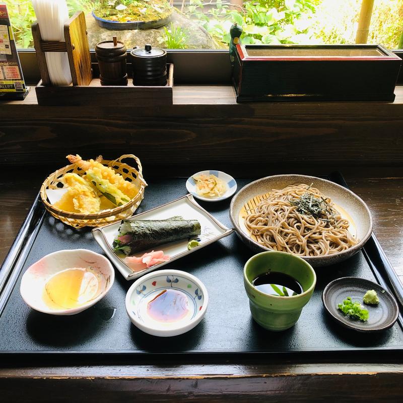 天ざるセット　(信州庵 )