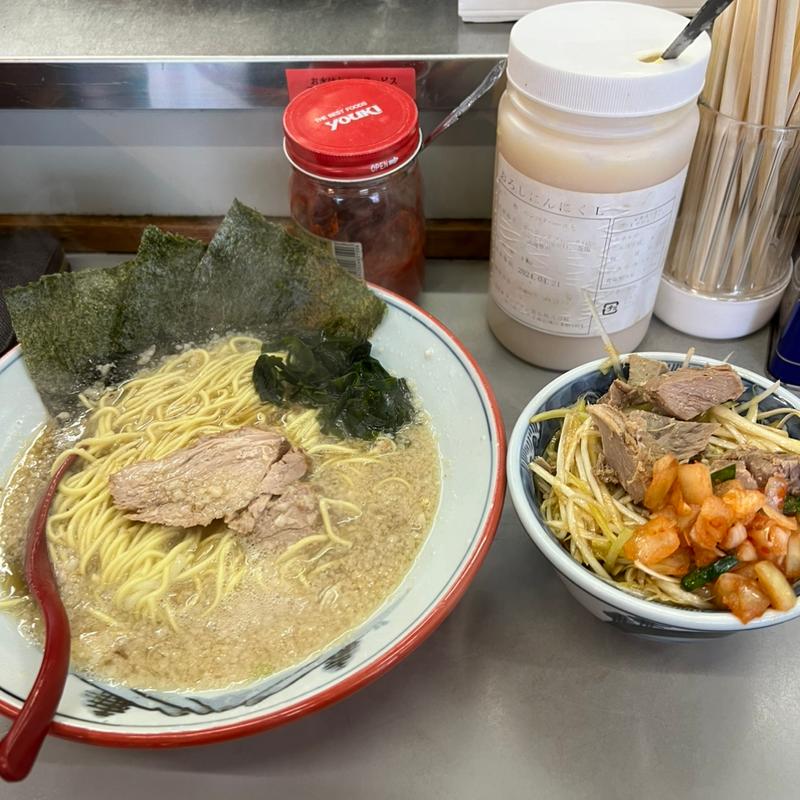 ラーメン　ネギ丼(ラーメンショップ 122号騎西店)