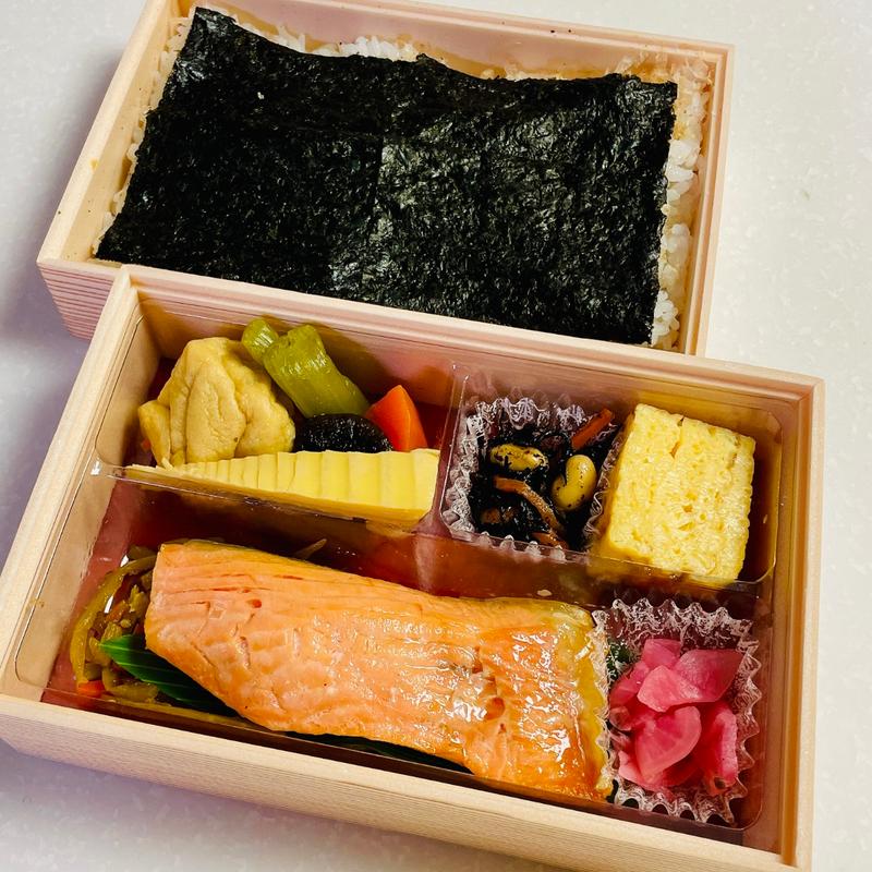 海苔弁当　ハラミ白醤油焼き(築地 魚弁 味の浜藤)