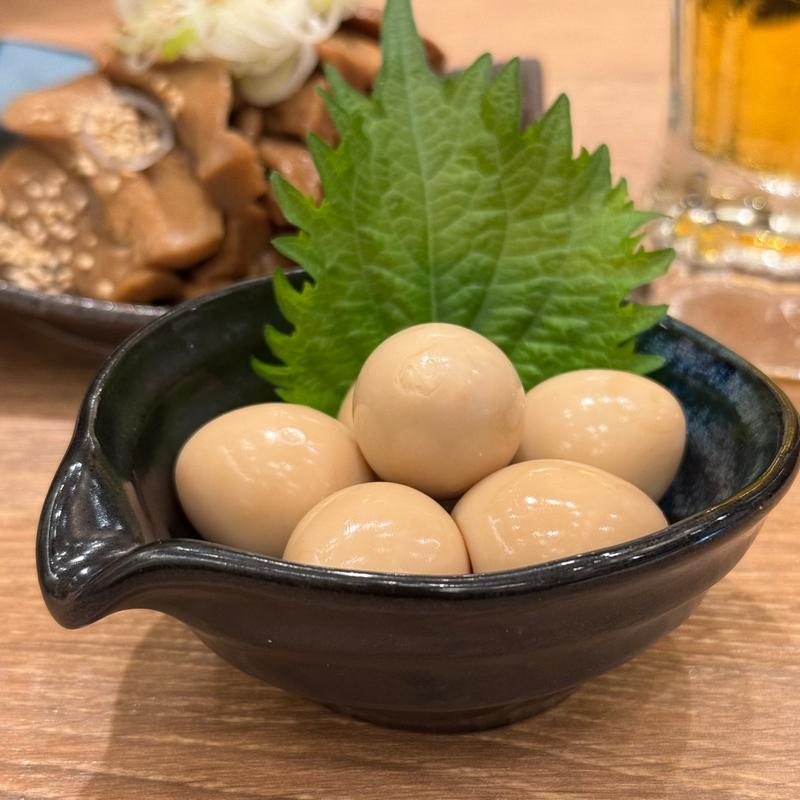 うずらの味玉(肉汁餃子のダンダダン 栄住吉店)