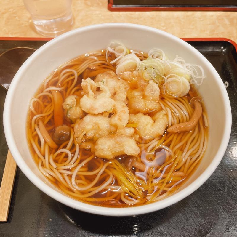 芝海老かき揚げそば(小諸そば ニコライ坂店 )