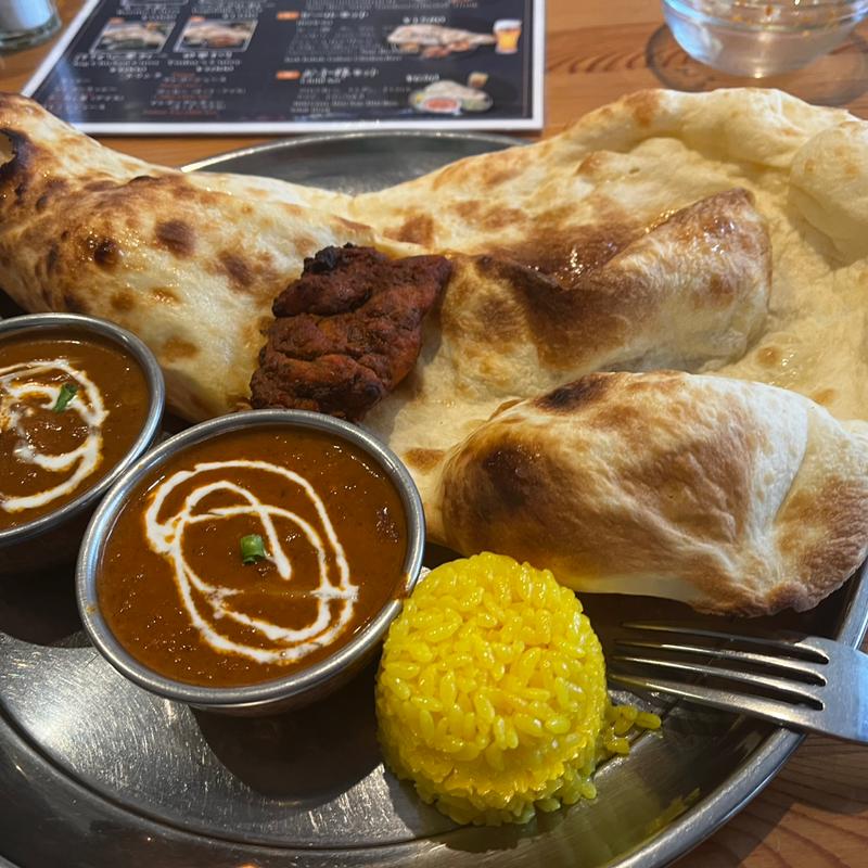 2種類のカレーランチセット(ニューナマステインディア)