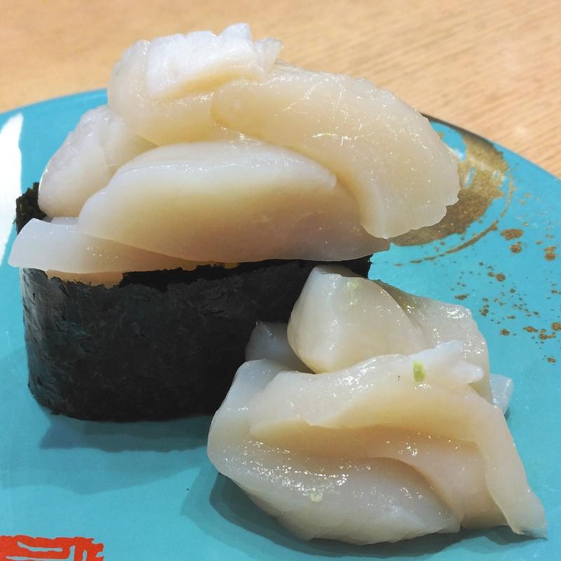 こぼれホタテ軍艦(味のデパート　MARUKAMI 武蔵小杉店 )