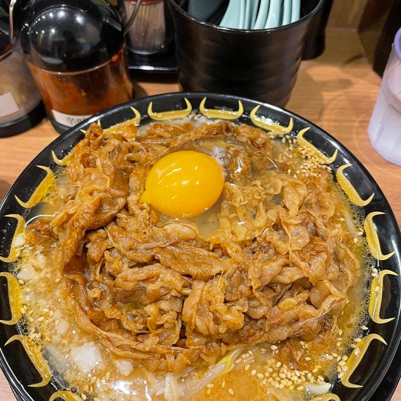 スタ味噌爆牛ラーメン(特製味噌ラーメン わだ商店 西池袋店 （旧：大阪スタ味噌ラーメンわだ）)