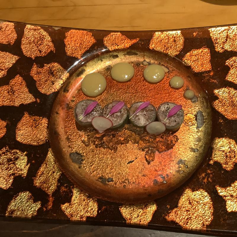 和牛カルパッチョ(牛とろ焼きしゃぶ専門店 十二松六左衛門)