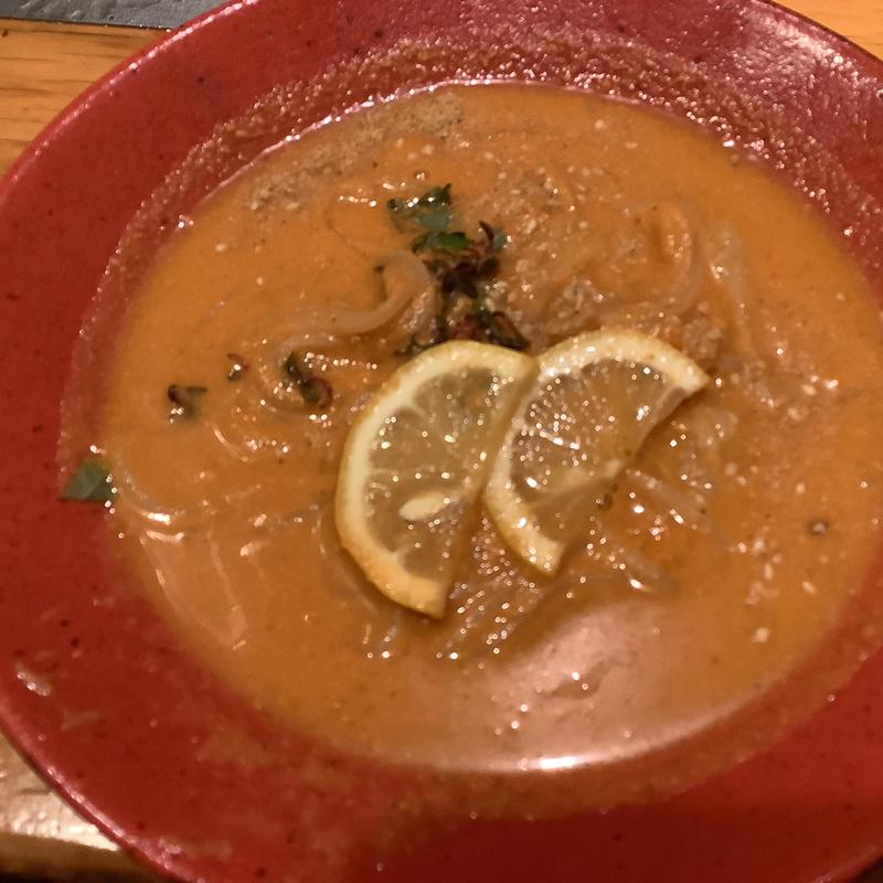 トマト冷麺(牛とろ焼きしゃぶ専門店 十二松六左衛門)