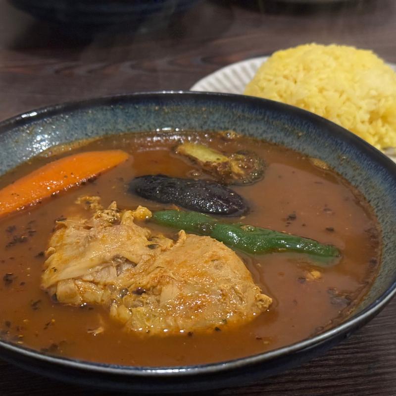 ランチチキンスープカレー(spice & smile)
