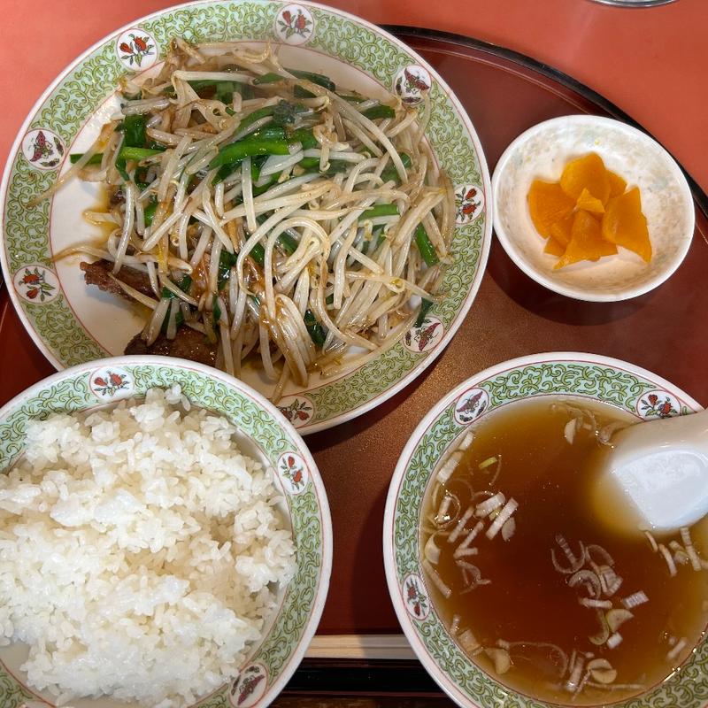 ニラレバー定食(川平飯店 )