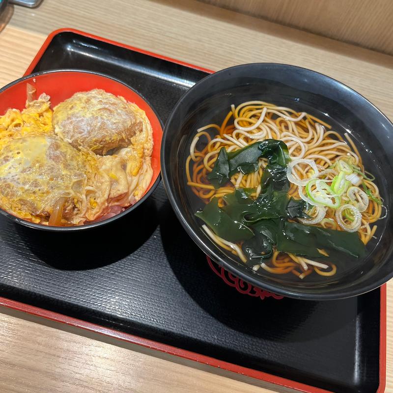 ミニヒレカツ丼セット(名代 富士そば 原町田店 )