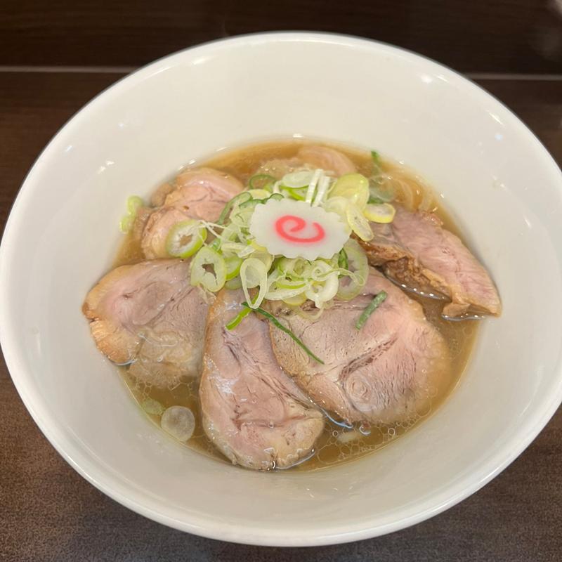 中華そば・トッピングチャーシュー(らーめん紬麦 （つむぎ）)