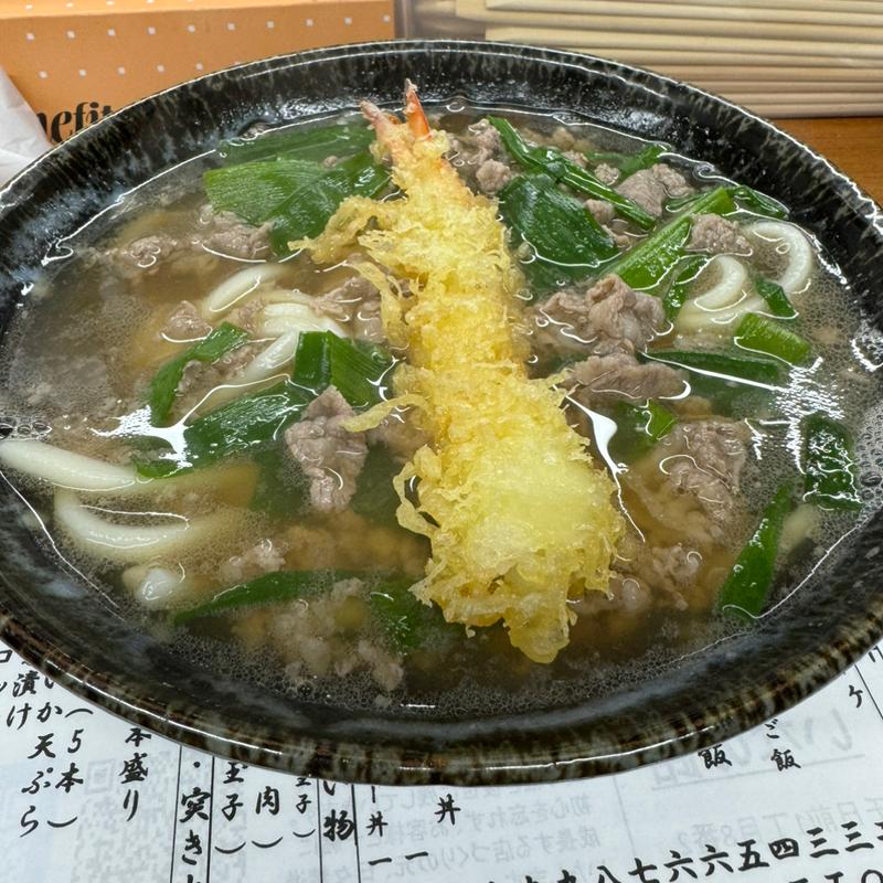 肉天うどん(大阪うどん いなの路)