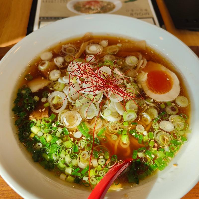 ネキラーメン (醤油)(大衆食堂 中華そばとおコメのお店 メシケン。)