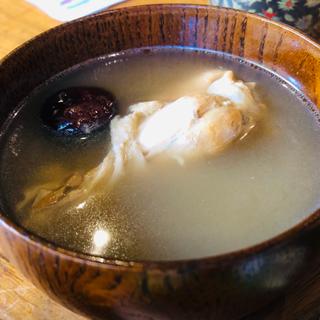 参鶏湯風スープ_本日のランチプレート(薬膳料理 和幸)