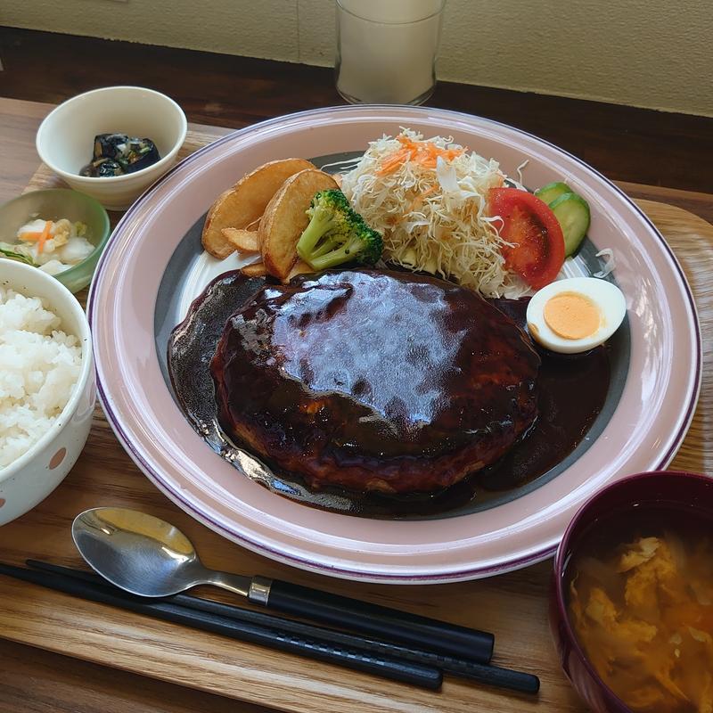 500gマキシマムハンバーグ定食(どんぐり食堂 )