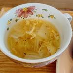 白菜と玉子のスープ（ランチセット）