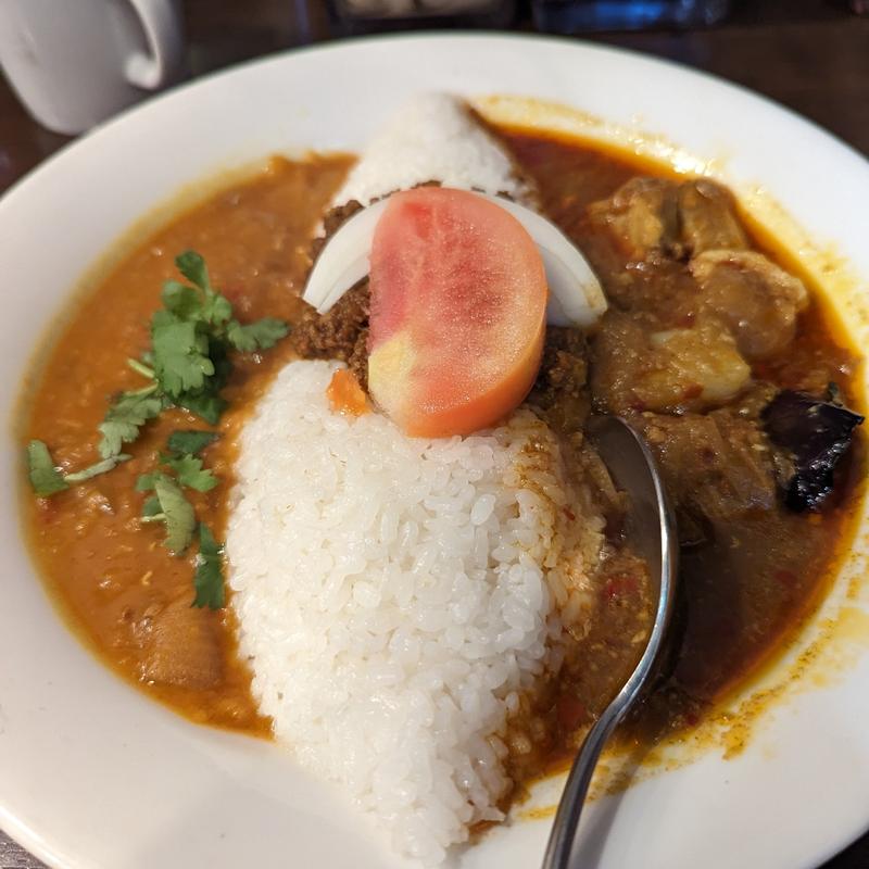 盛り合わせC（キマカリー&インドポークカリー）(トプカ 神田本店 )